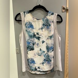 3/$15 floral sleeveless blouse